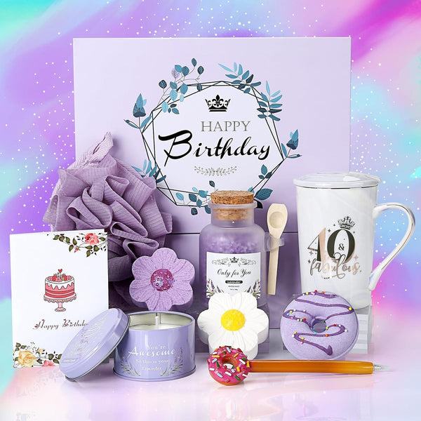 Spa Birthday Basket Box for Women
